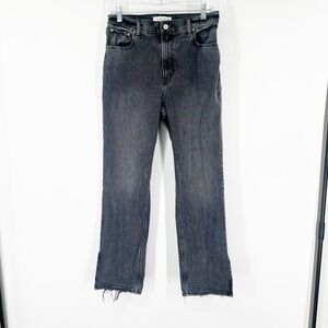 Abercrombie & Fitch The ‘90s Straight Jeans Ultra High Rise Ankle Slits